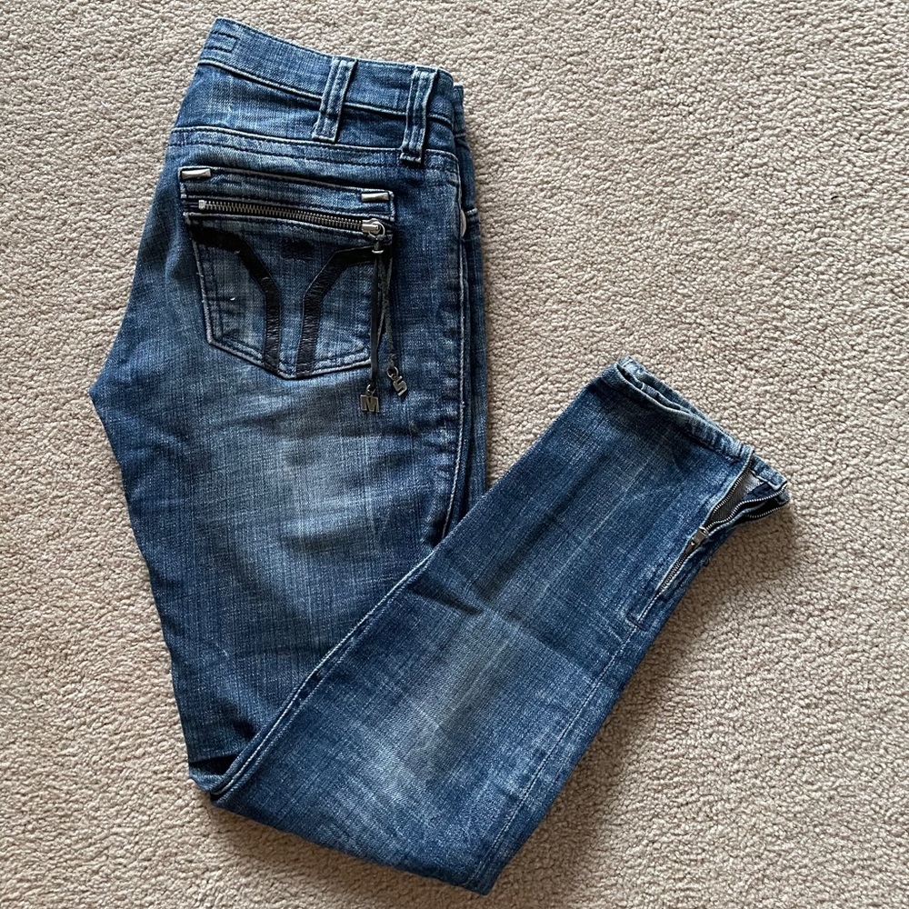 Miss Sixty low waist ankle jeans, size 25